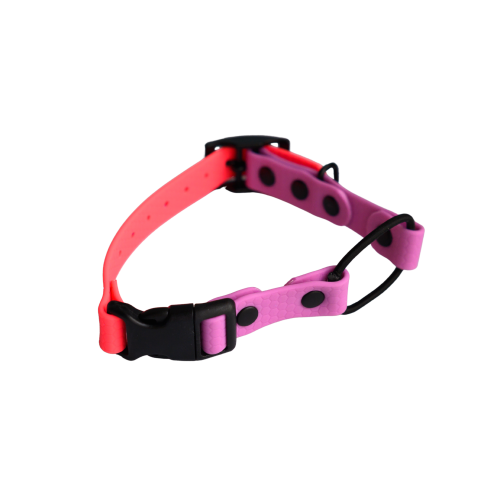 Pasek bungee 16mm do obroży elektrycznej z gumką i stoperem – grafika produktowa Bueno DOG