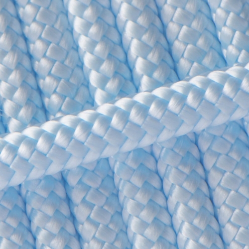 Jasnoniebieska lina Baby Blue, zbliżenie splotu
