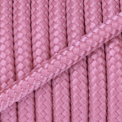 Różowa lina Granny Pink, zbliżenie splotu
