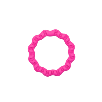 Fiboo Fringoo Mini 12 cm, różowy ring do rzucania i przeciągania z psem