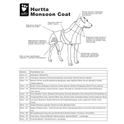 Hurtta Monsoon Coat Buckthorn - płaszcz przeciwdeszczowy dla psa