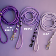Porównanie kolorów lin Acid Purple, Purple i Lilac