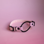Różowy pasek bungee do obroży treningowej 16mm – obroża znacznik wodoodporna Bueno DOG