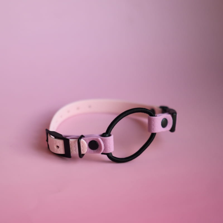Różowy pasek bungee do obroży treningowej 16mm – obroża znacznik wodoodporna Bueno DOG