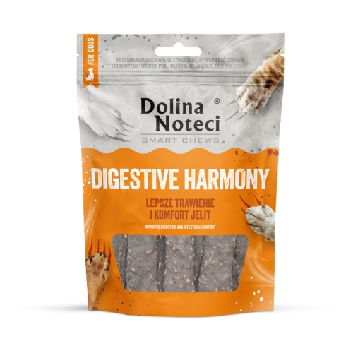 Dolina Noteci Smart Chews Digestive Harmony Gryzaki Dla Psa 100g 7szt. – gryzaki funkcjonalne dla psa na trawienie, opakowanie