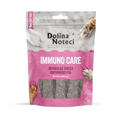Dolina Noteci Smart Chews Immuno Care Gryzaki Dla Psa 100g 7szt. – gryzaki funkcjonalne dla psa na odporność, opakowanie