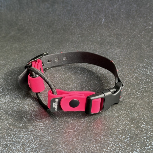 Pasek do OE 1,6 cm 27-31 cm neon pink + black splash