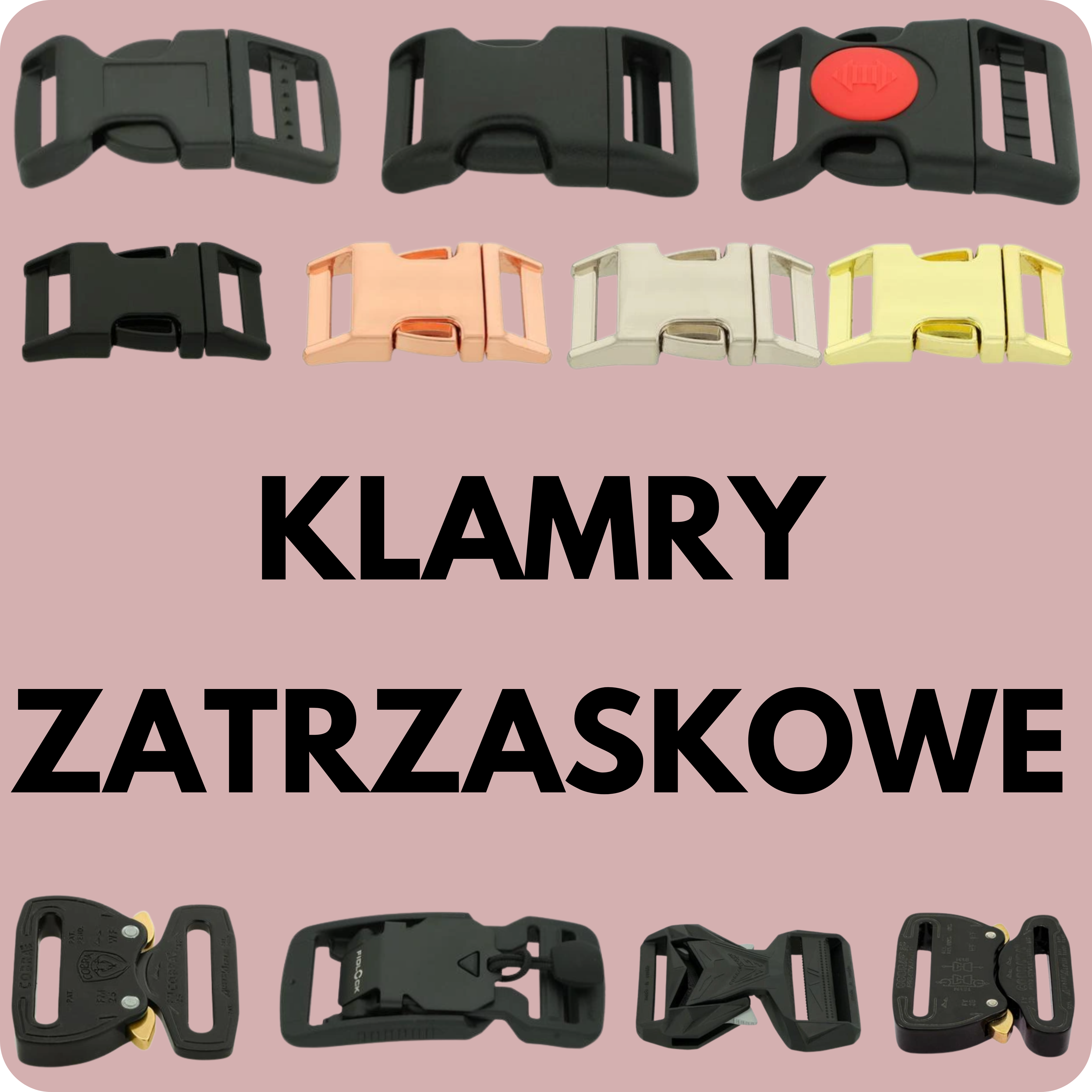 Klamry zatrzaskowe Bueno DOG - parametry i rodzaje klamer